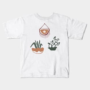 Boho aesthetic minimalism Kids T-Shirt